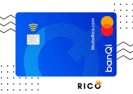 cartão de crédito pré-pago banQi Mastercard Internacional