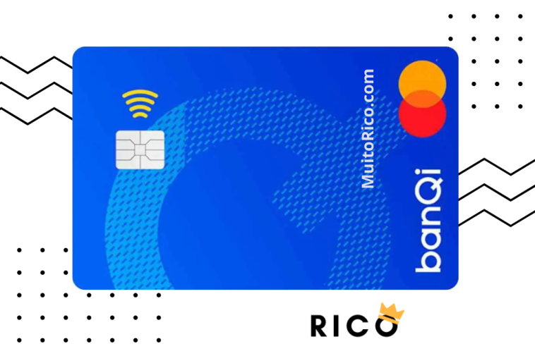cartão de crédito pré-pago banQi Mastercard Internacional