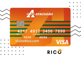 cartão de crédito Atacadão Mastercard ou Visa Internacional