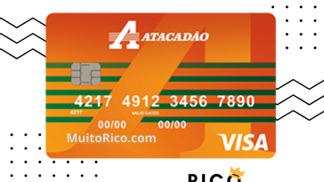 cartão de crédito Atacadão Mastercard ou Visa Internacional