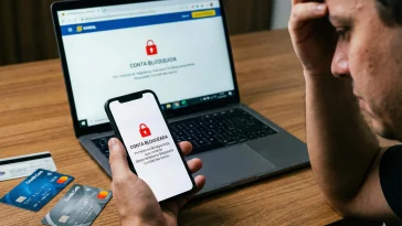Conta bancária bloqueada