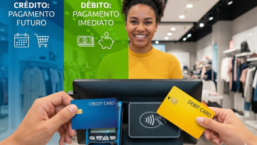 Cartão de crédito ou débito